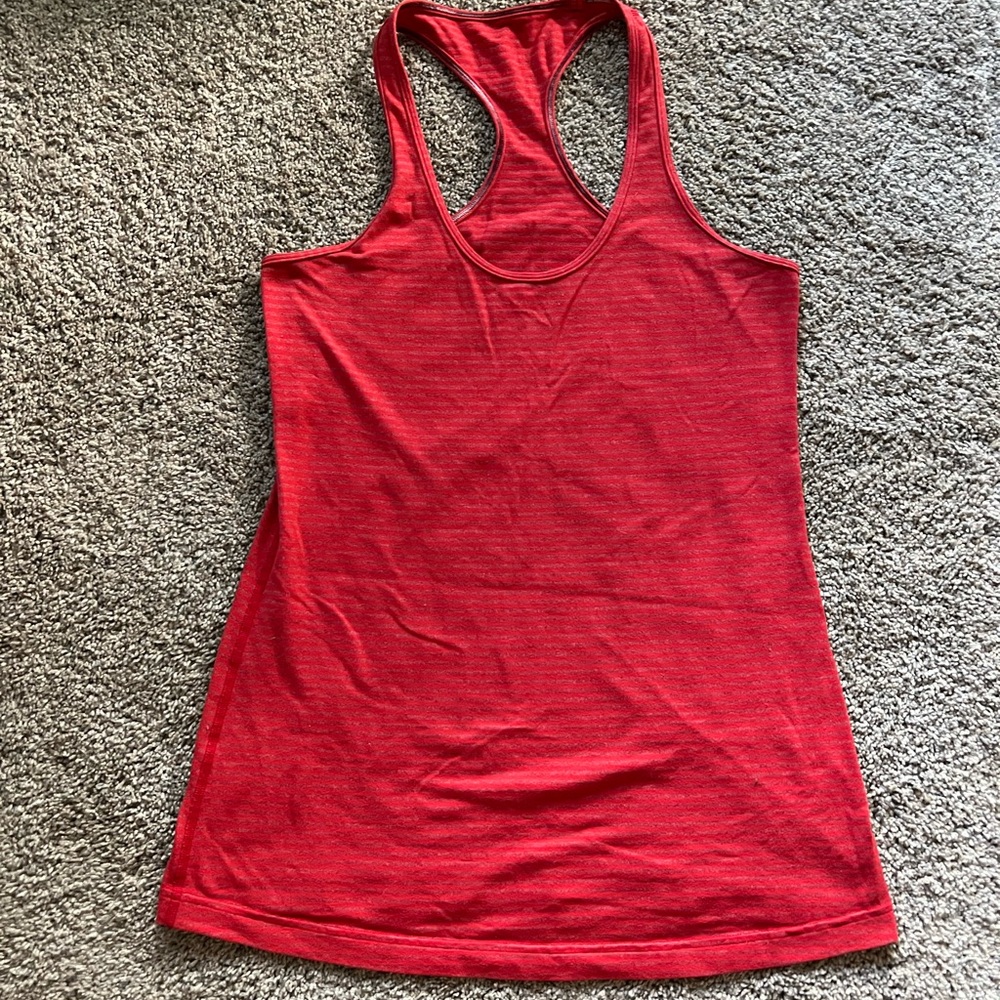 Lululemon Bright Coral Women's Racerback Tank Top